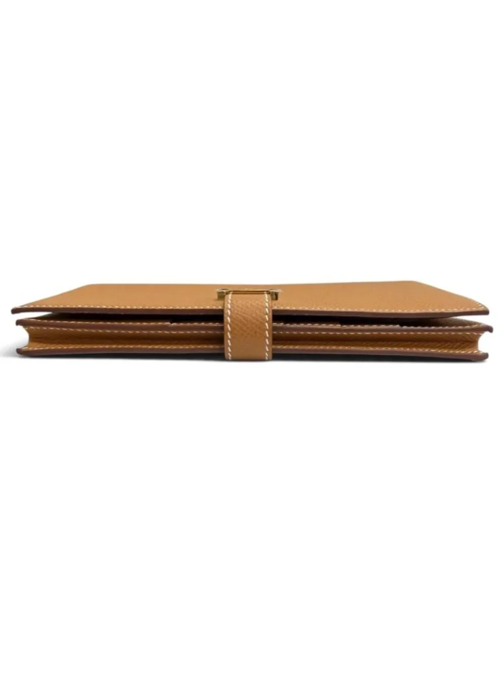 Hermes Bearn Soufflet Veau Epsom Gold Wallet